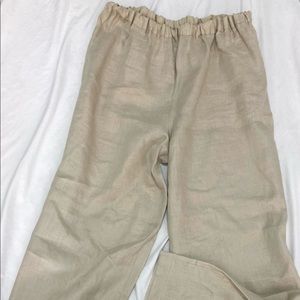 Laura Pacini linen pants size Large made in Italy